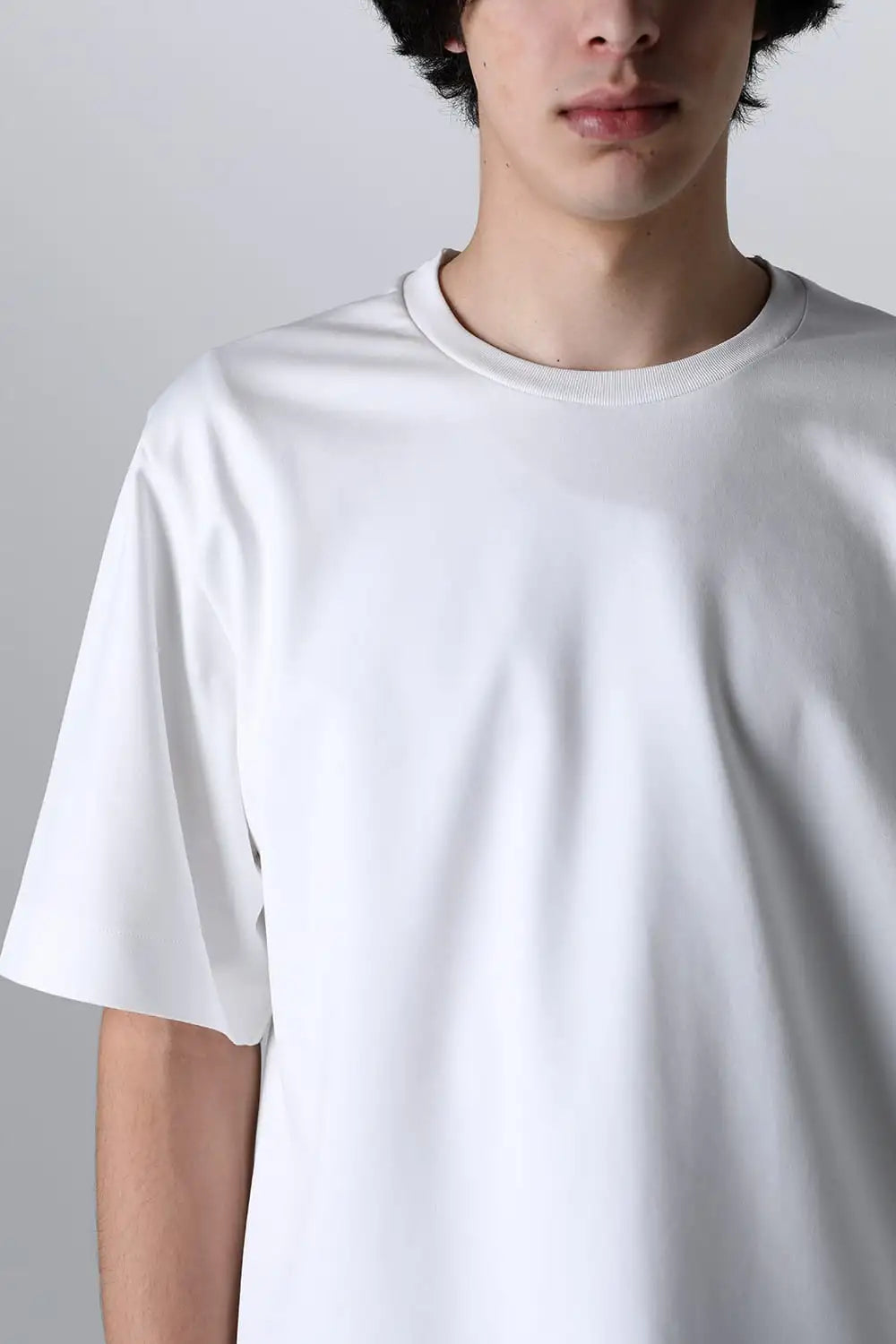 ショートスリーブTシャツ White × White cord