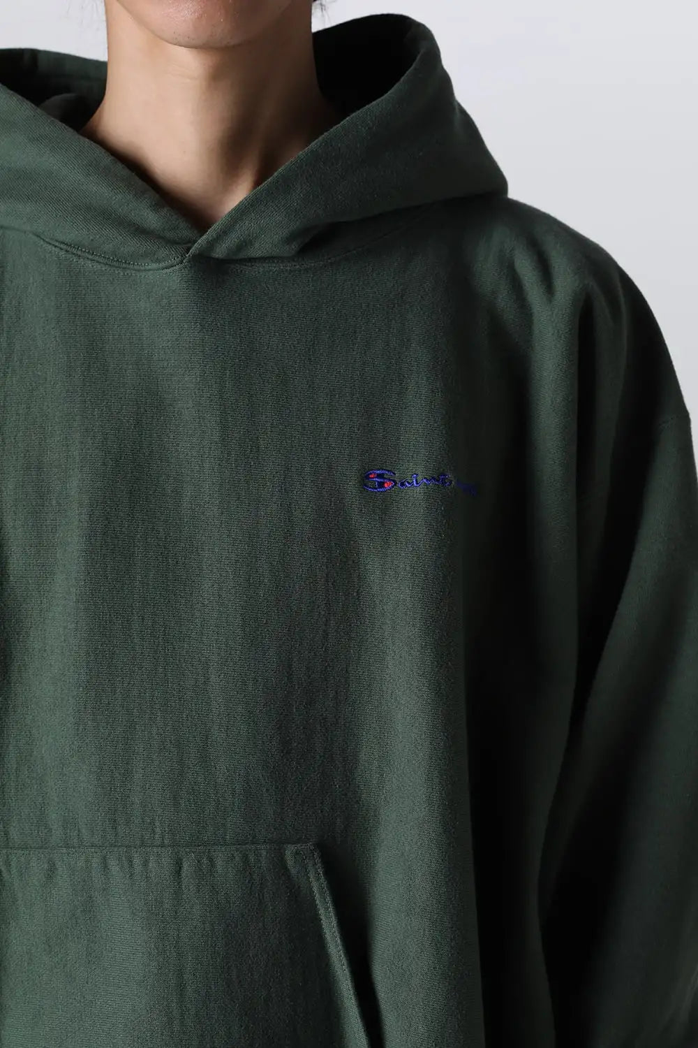 LOGO フーディー グリーン