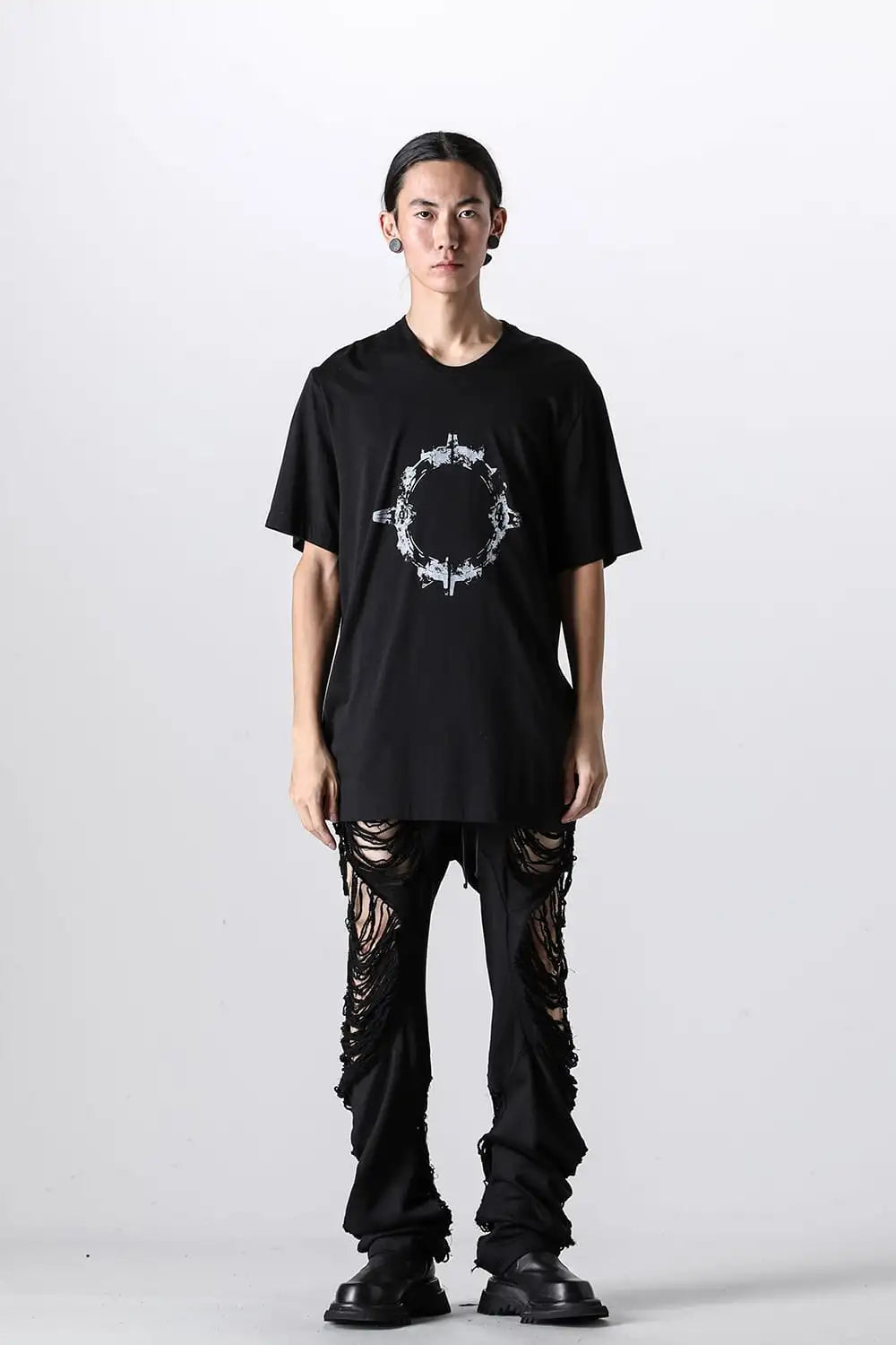 Cotton/Modal Jersey Regular T-shirt Black