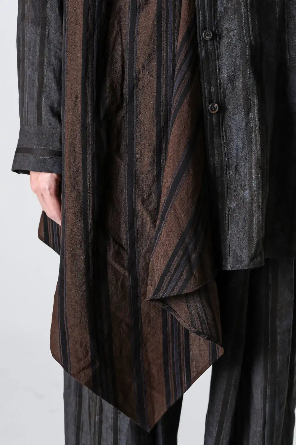 Asymmetic Paneled Shirt