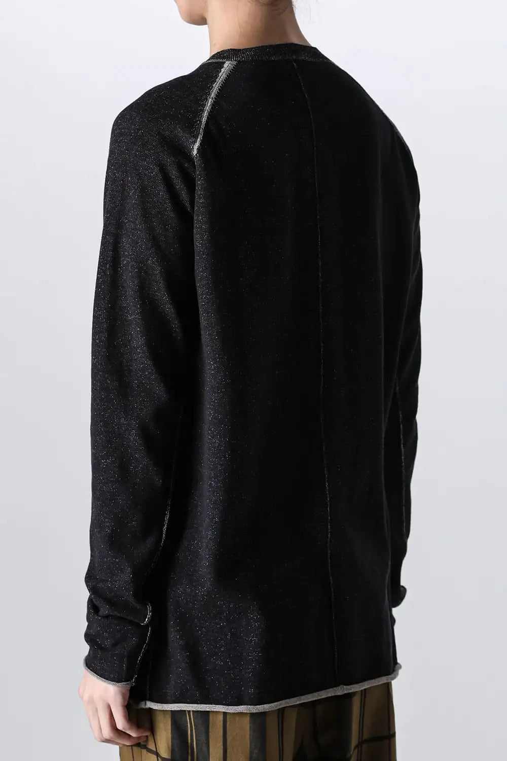 ロングスリーブ ハイツイストコットン Black