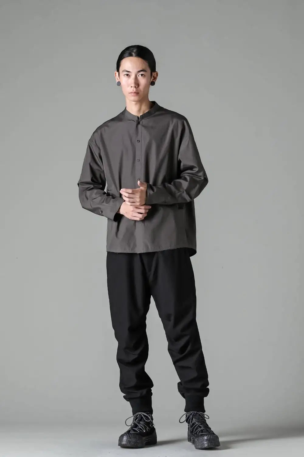 Jogger pants 60/2 cotton gabardine