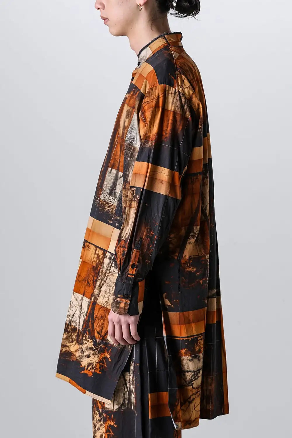 Yasu Forest Print Extra Long and wide Shirts/Coat