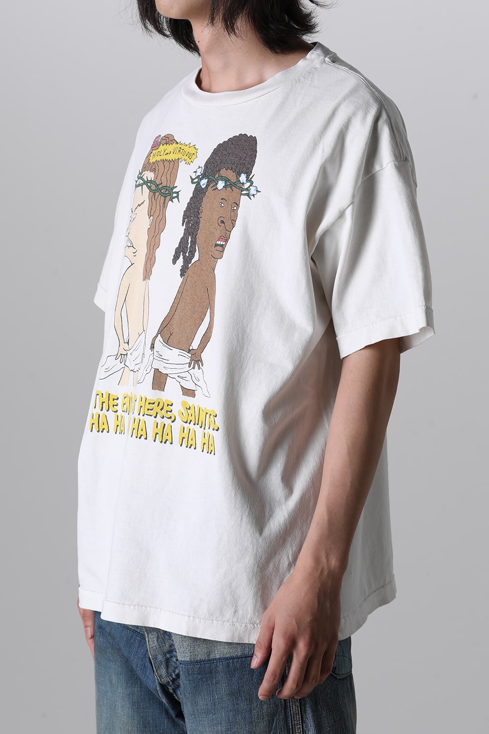 DENIM TEARS × ©SAINT M×××××× HLY&VIRTS Short sleeve T-shirt