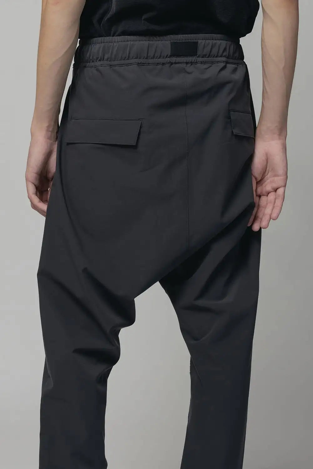 Water-Repellent Ribed Pants  Dark Gray