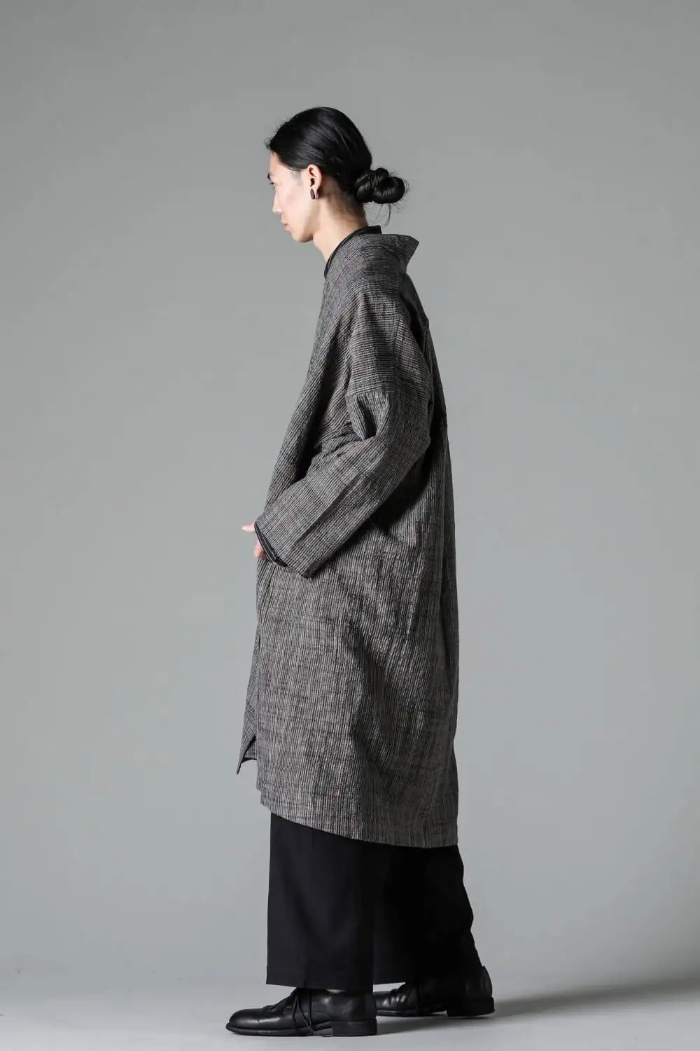 KIMONO#14 Cotton Cloth Vintage Striped