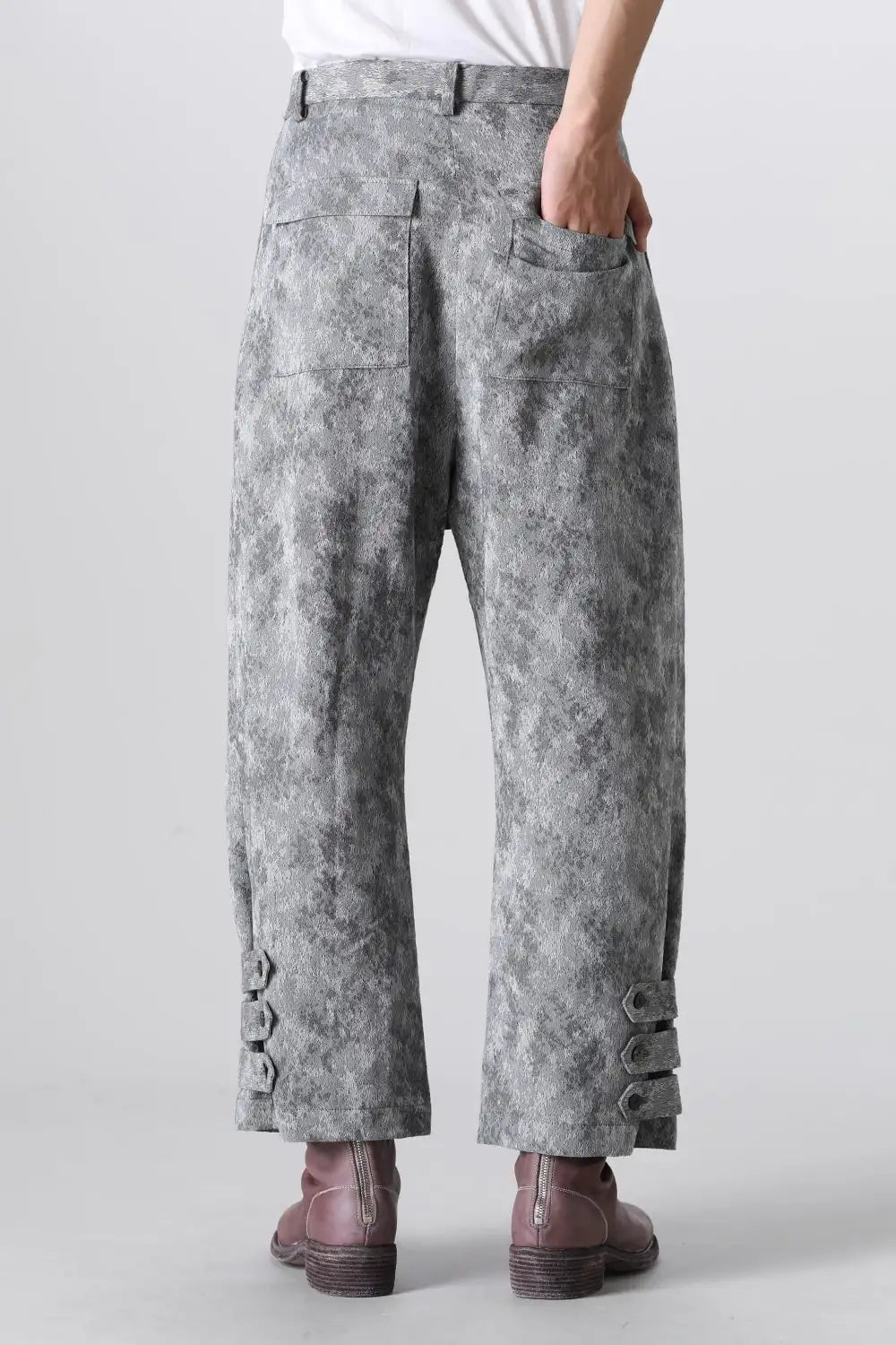 Pre-dyed Jacquard Pants