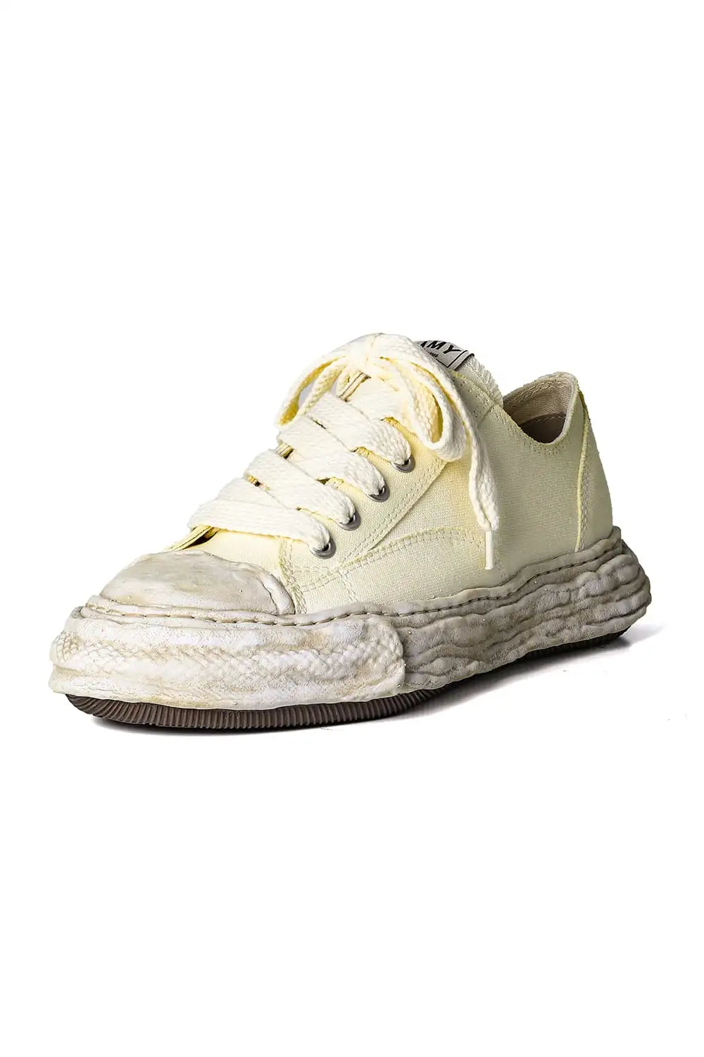 PETERSON 23 canvas garment dye Low-Top sneakers White