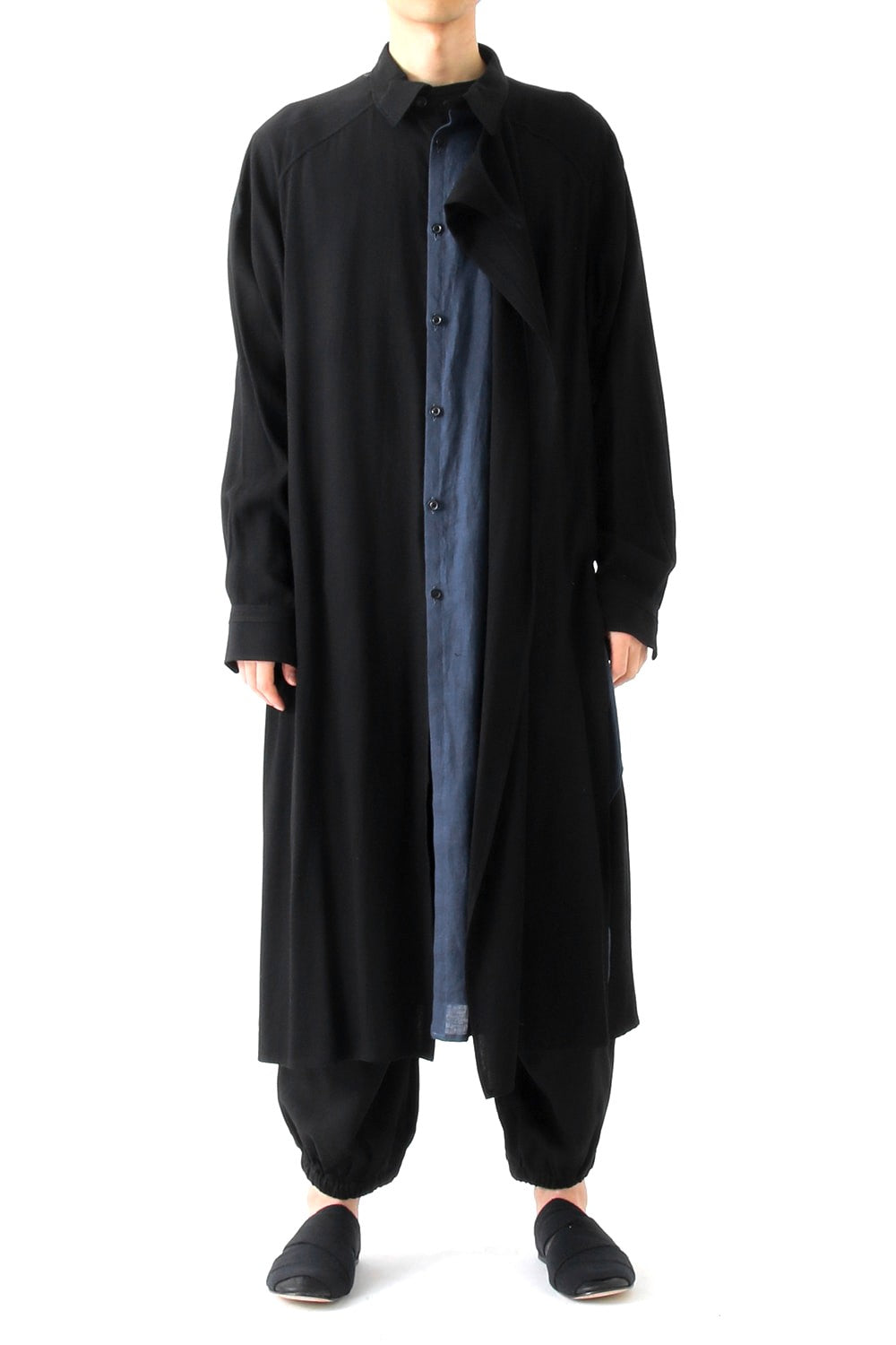 Double Left Side Shirt Coat