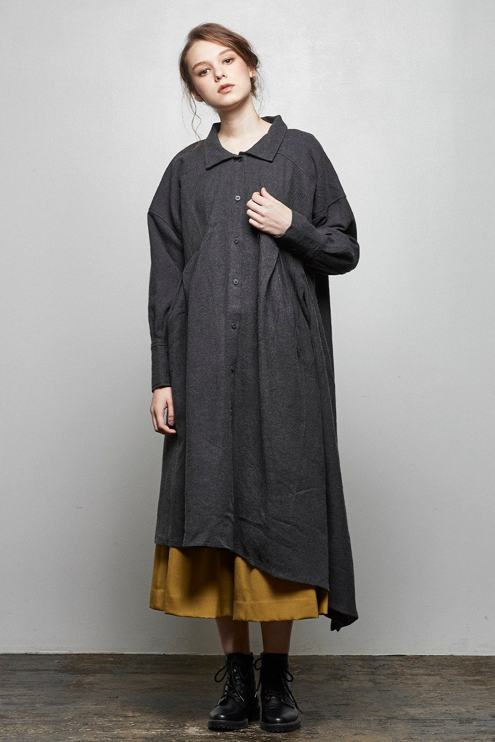 Asymmetric Long Dress - AL-1660