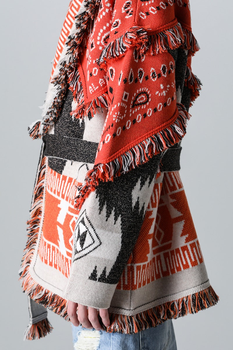 Icon Bandana Patch Jacqrd Cardigan