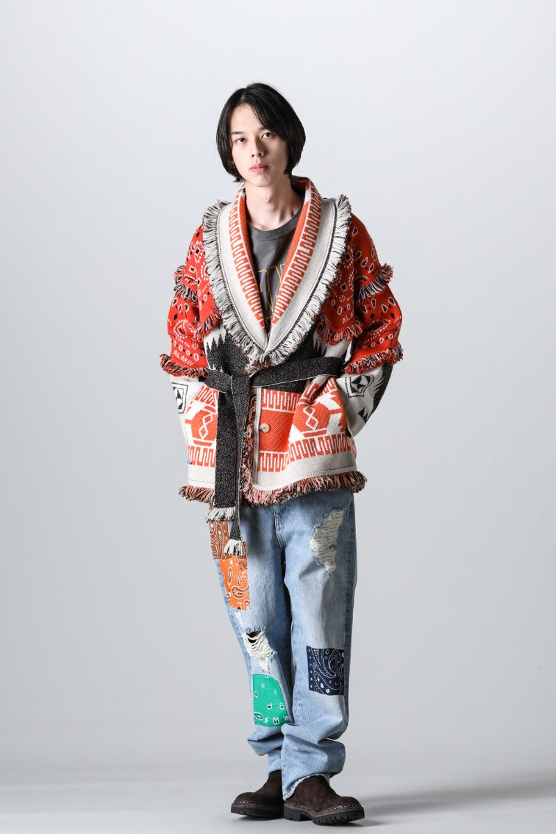 Icon Bandana Patch Jacqrd Cardigan