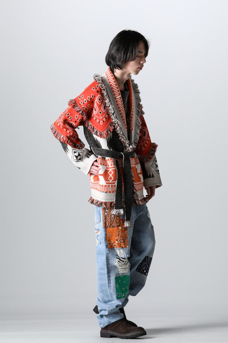 Icon Bandana Patch Jacqrd Cardigan