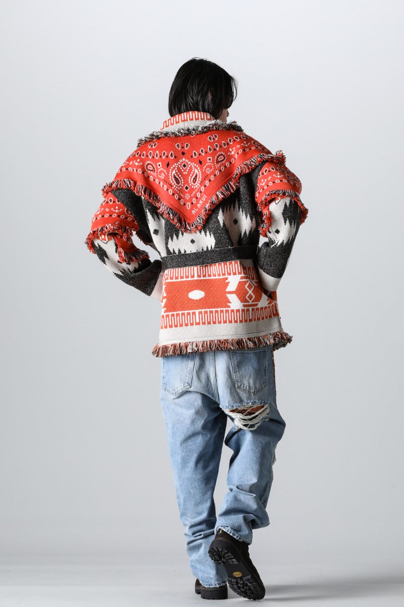 Icon Bandana Patch Jacqrd Cardigan