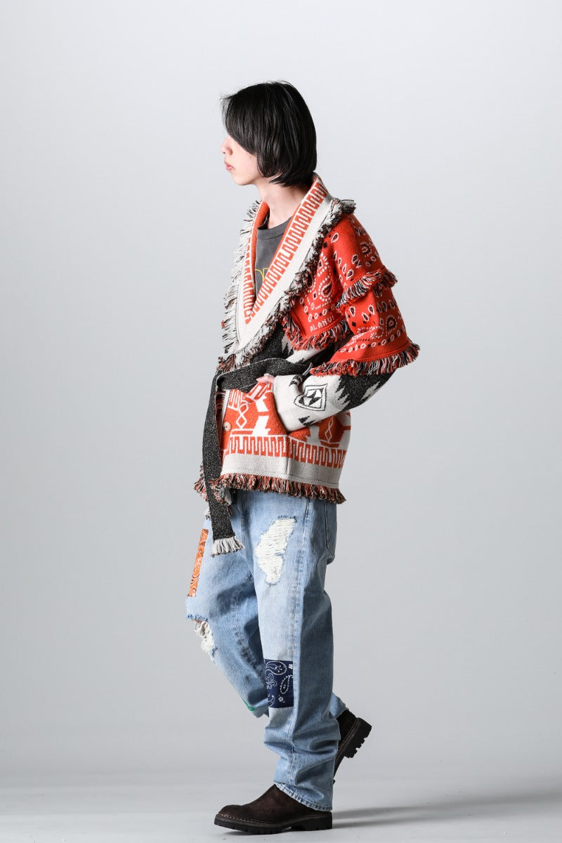 Icon Bandana Patch Jacqrd Cardigan