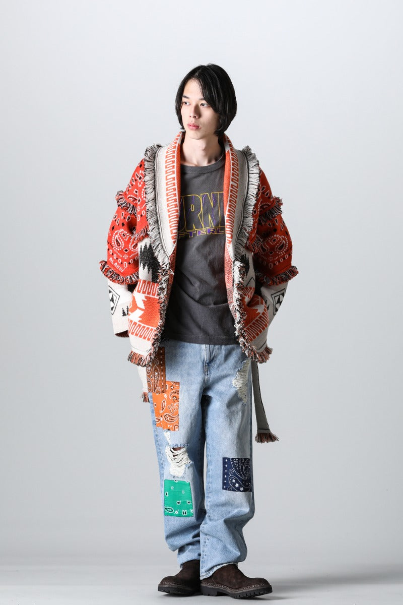 Icon Bandana Patch Jacqrd Cardigan