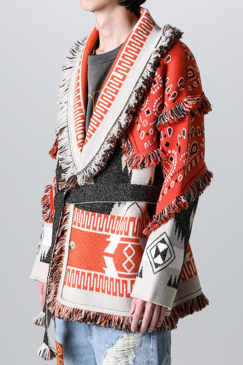 Icon Bandana Patch Jacqrd Cardigan