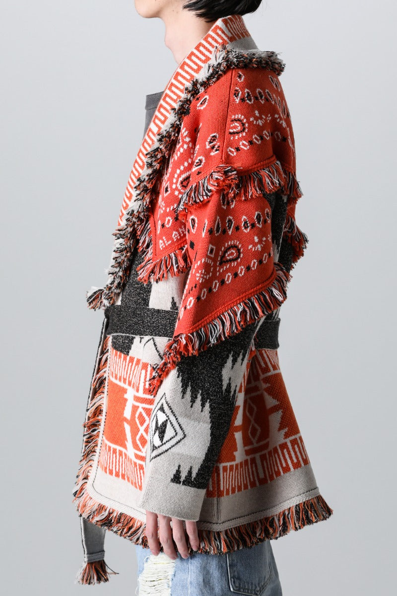 Icon Bandana Patch Jacqrd Cardigan