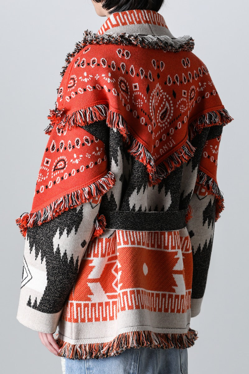 Icon Bandana Patch Jacqrd Cardigan