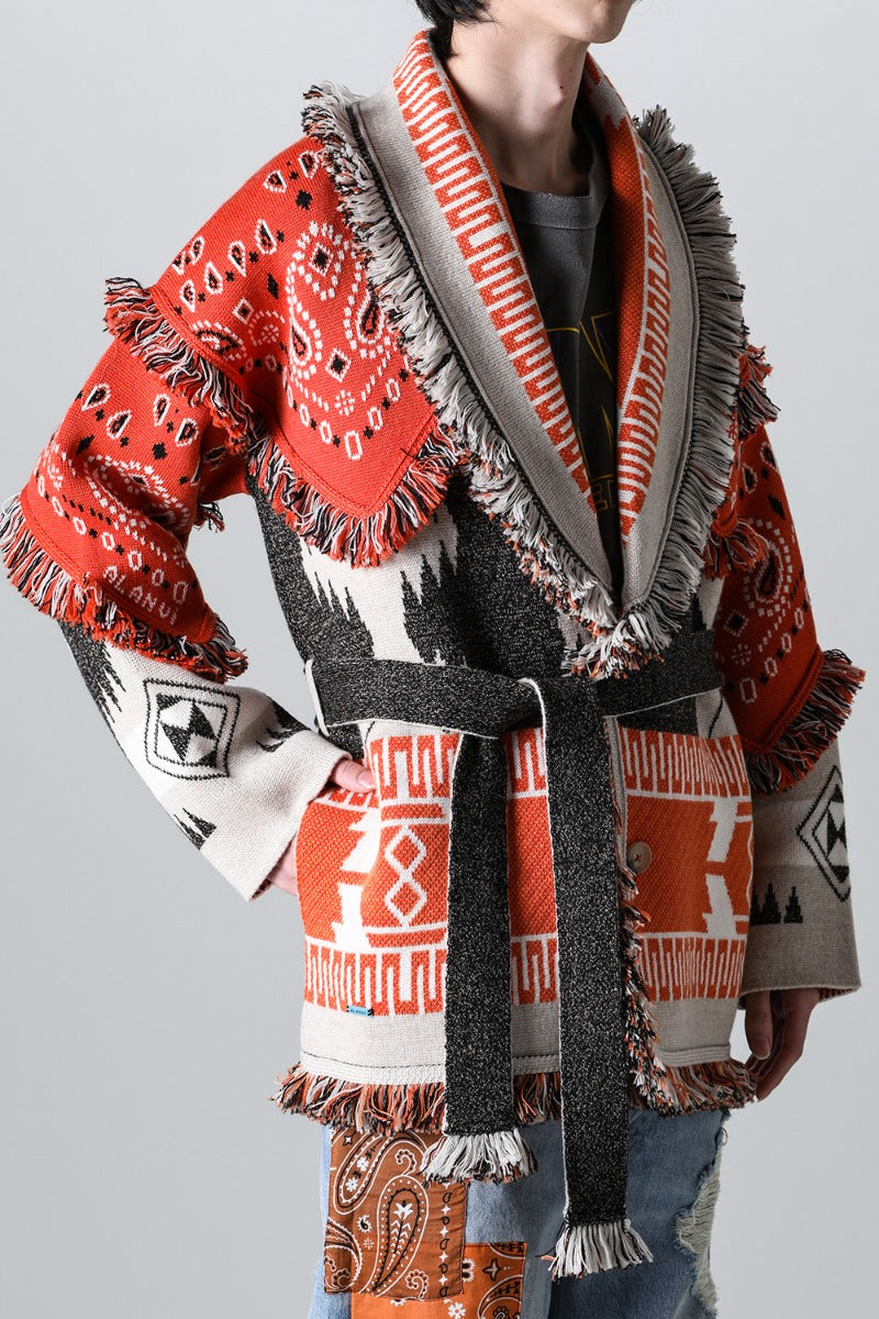 Icon Bandana Patch Jacqrd Cardigan