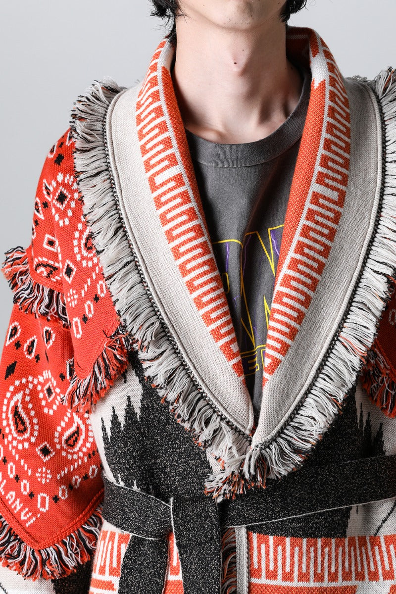 Icon Bandana Patch Jacqrd Cardigan