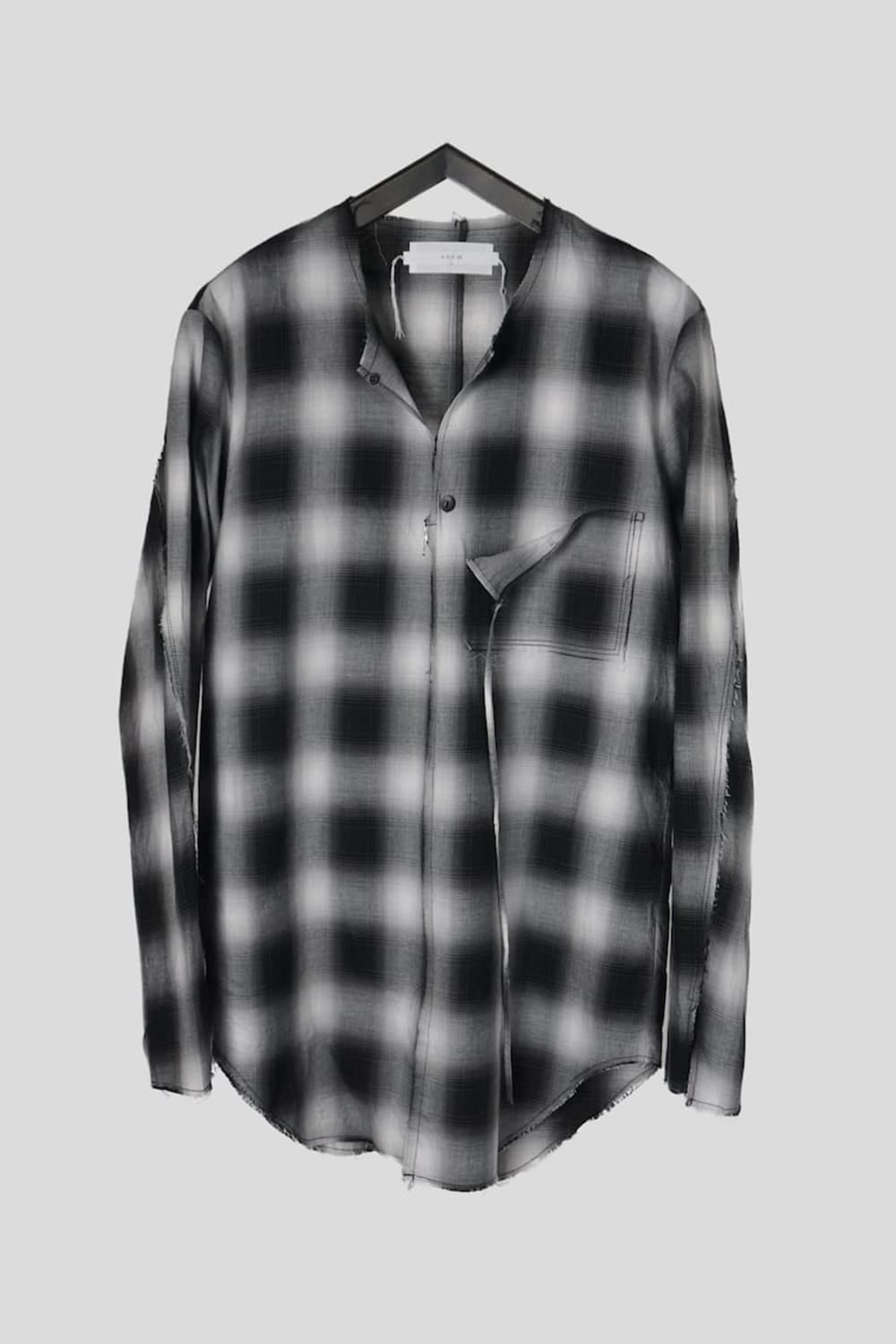 Front Zipper Tunic White/Black