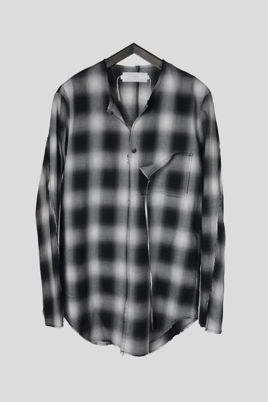 Front Zipper Tunic White/Black