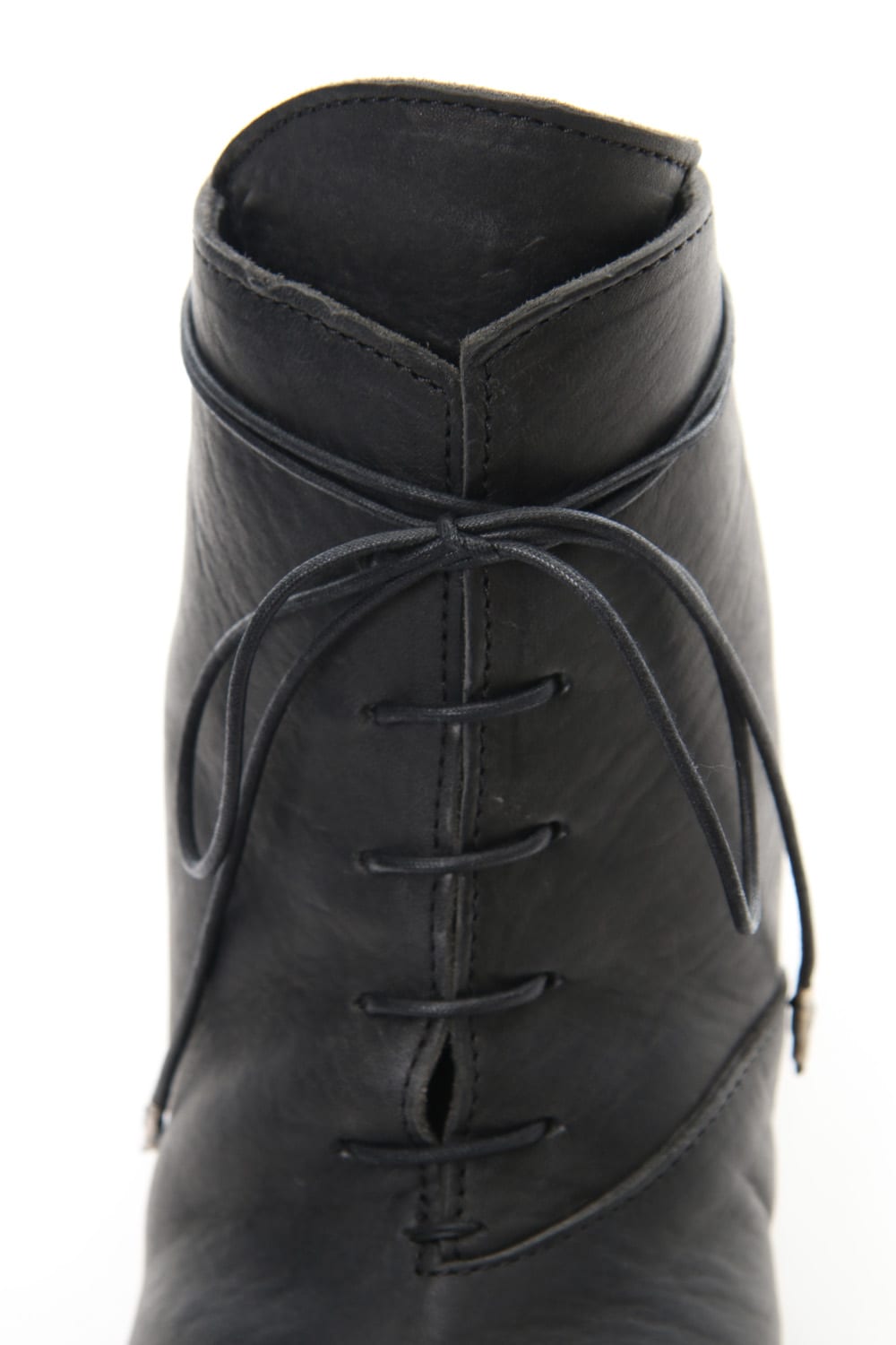 Buffalo Leather Lace Up Boots - ST109-0059A