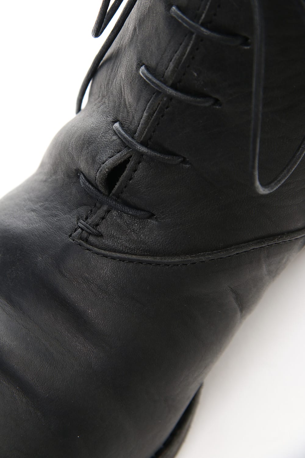 Horse leather lace up boots - ST109-0018A