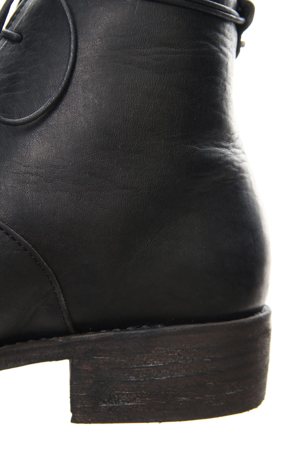 Horse leather lace up boots - ST109-0018A