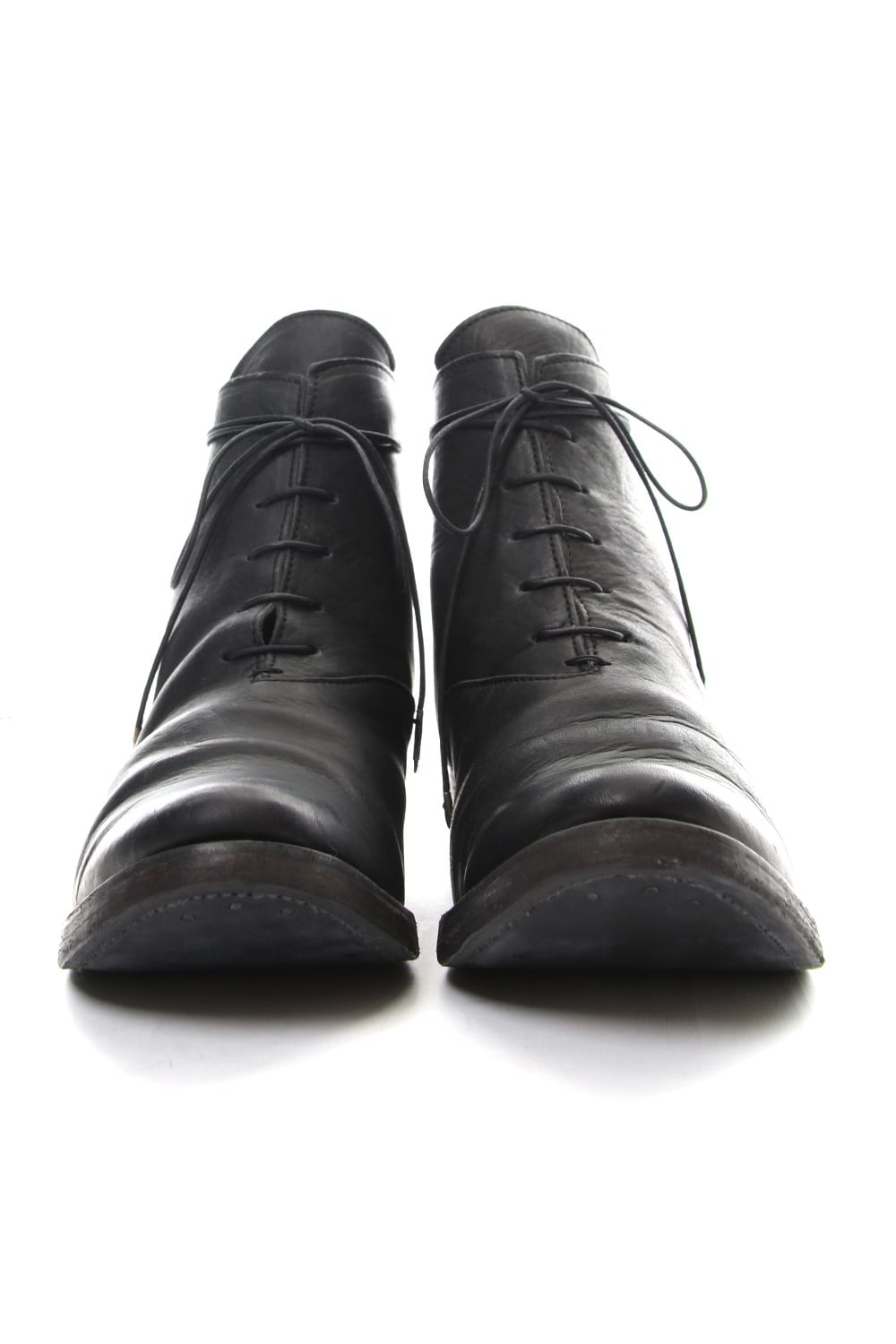 Horse leather lace up boots - ST109-0320S