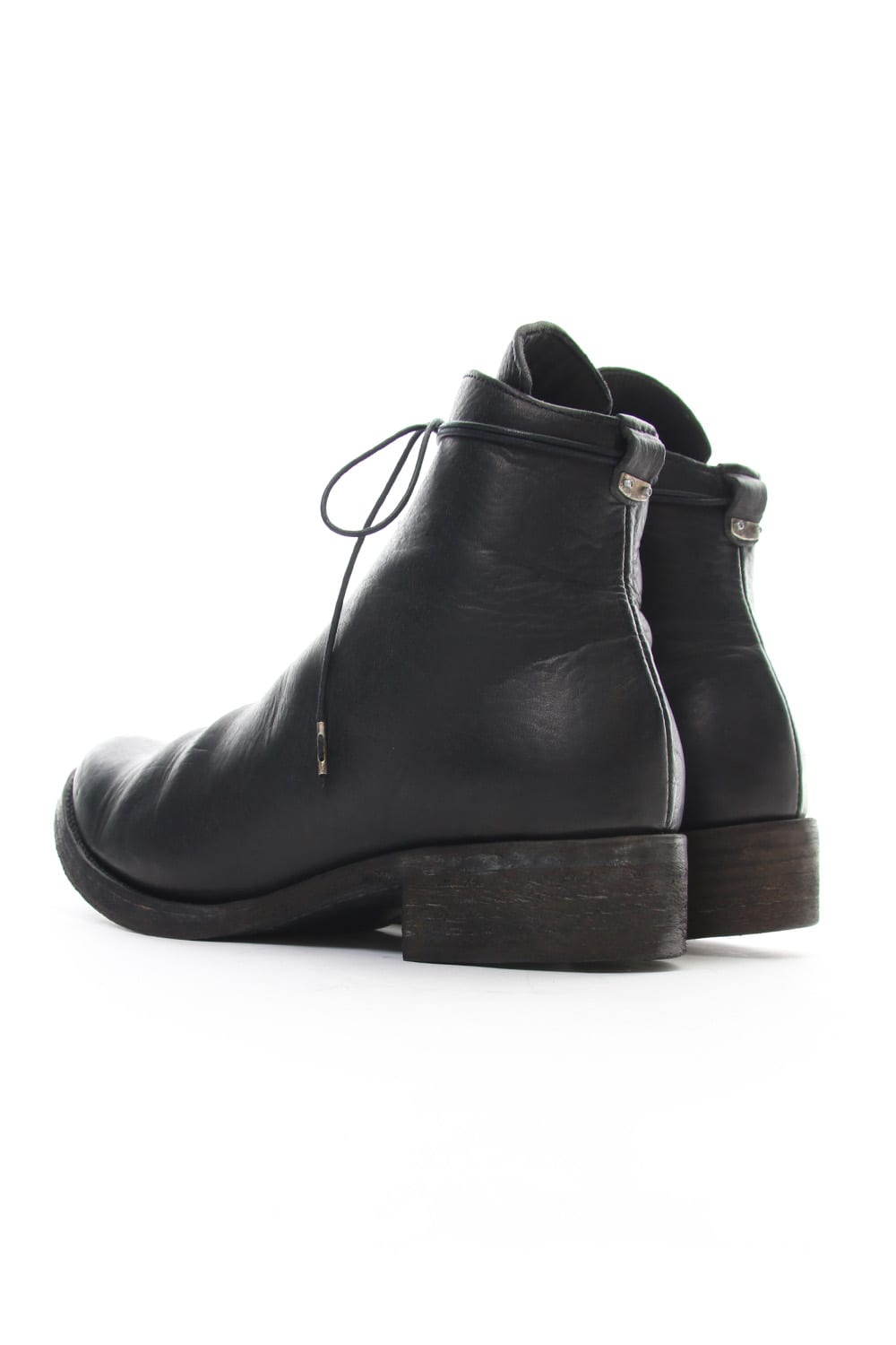 Horse leather lace up boots - ST109-0018A