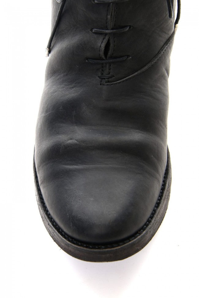 Horse Leather Raceup Boots