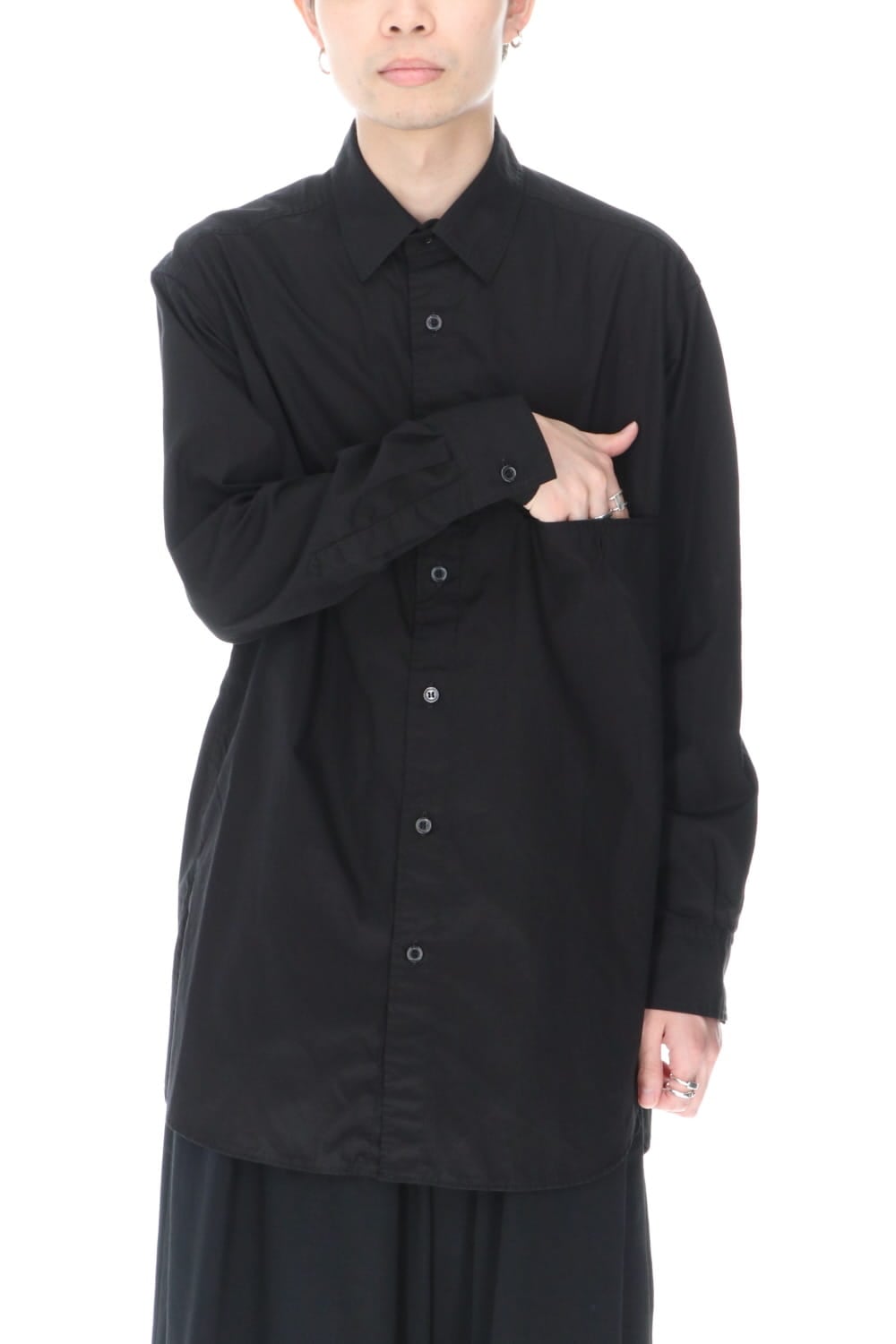 Pannel Chest PKT Chain Stitch Shirt