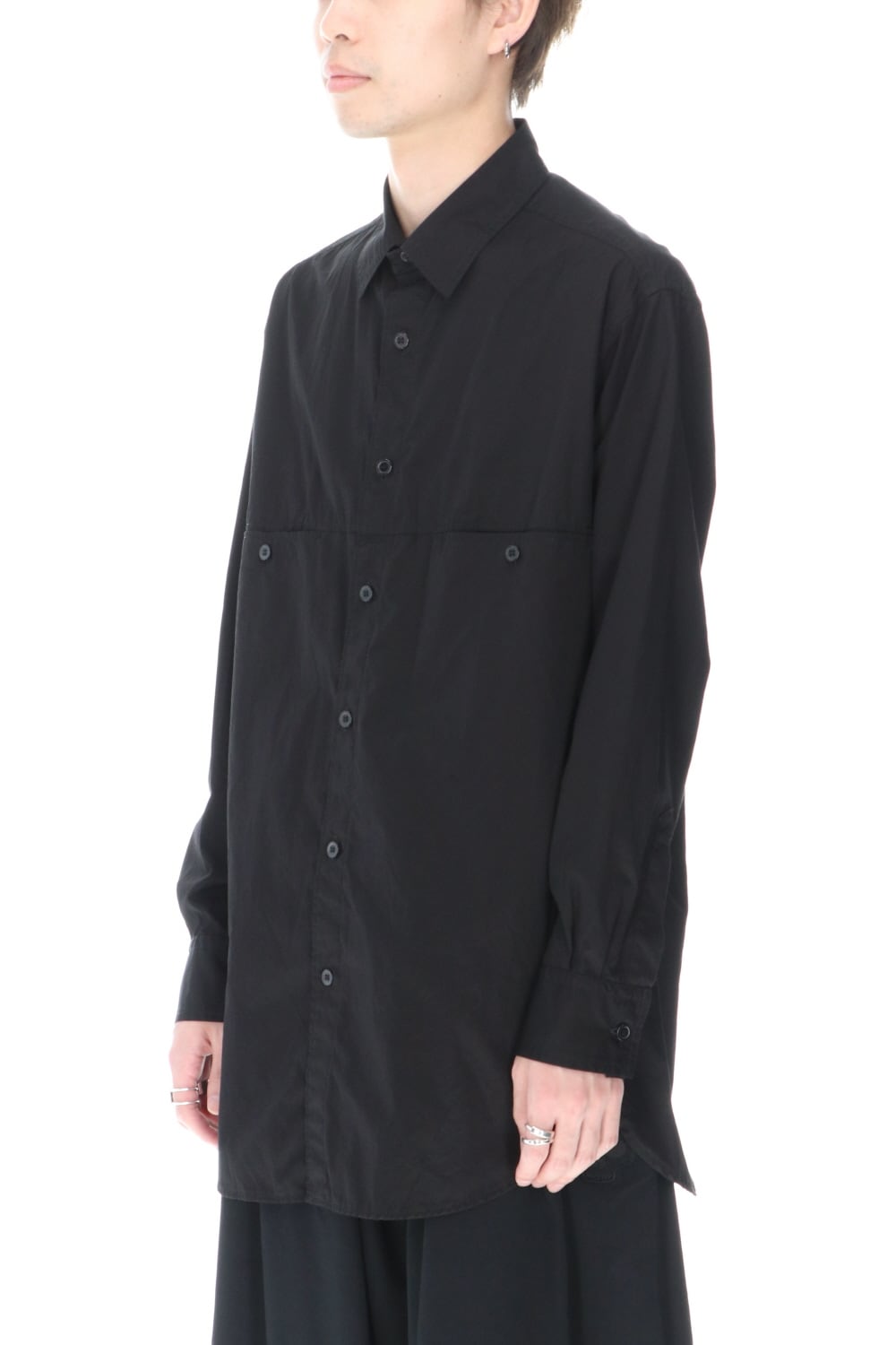 Pannel Chest PKT Chain Stitch Shirt