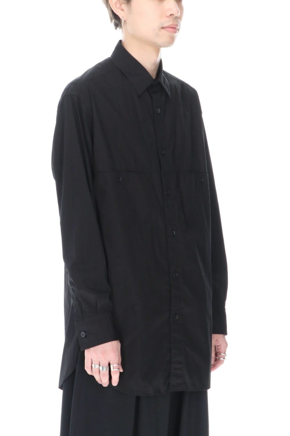 Pannel Chest PKT Chain Stitch Shirt