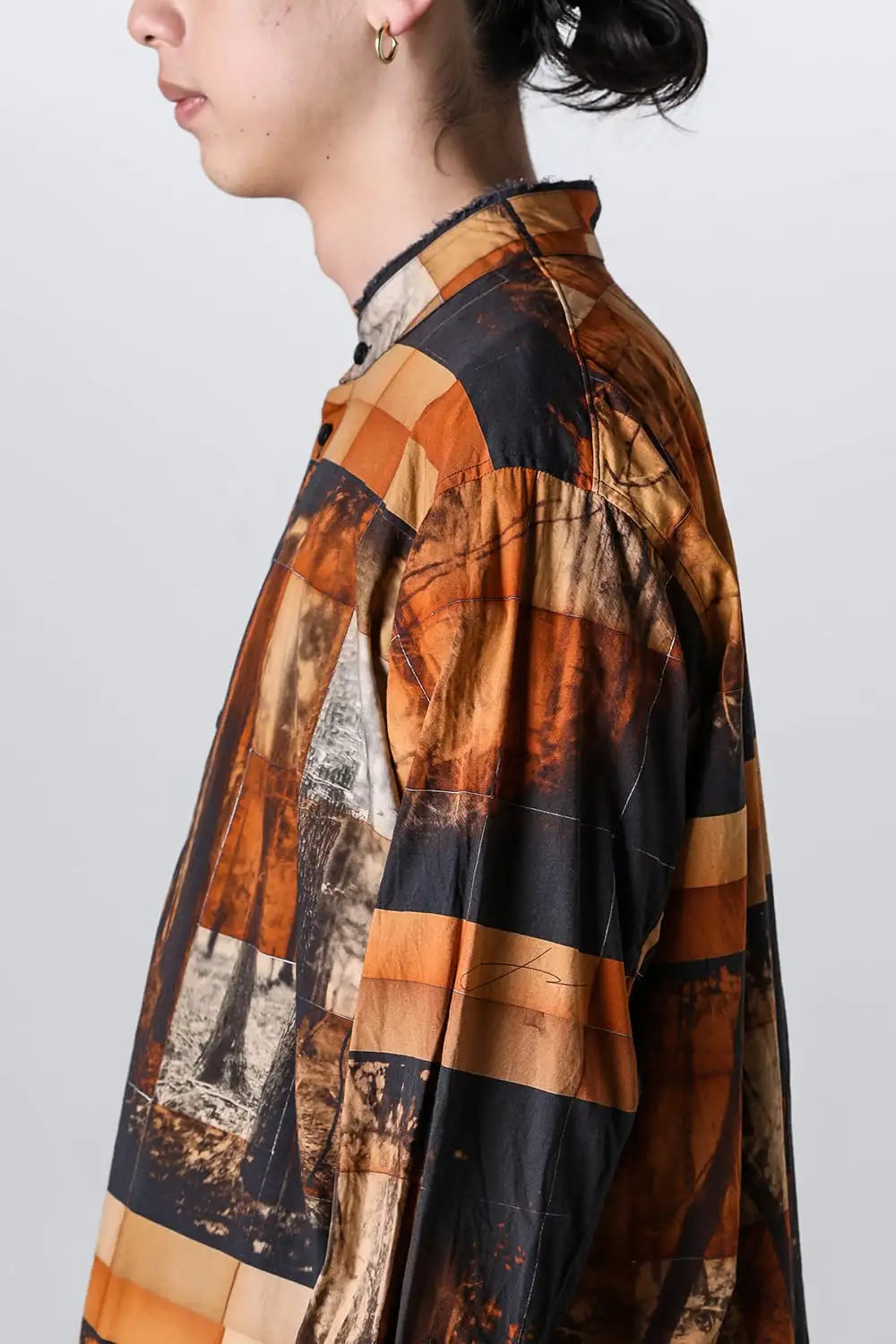 Yasu Forest Print Extra Long and wide Shirts/Coat