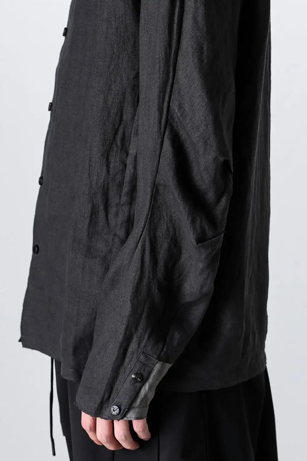 シャツ ルーズフィット ヘンプ Charcoal