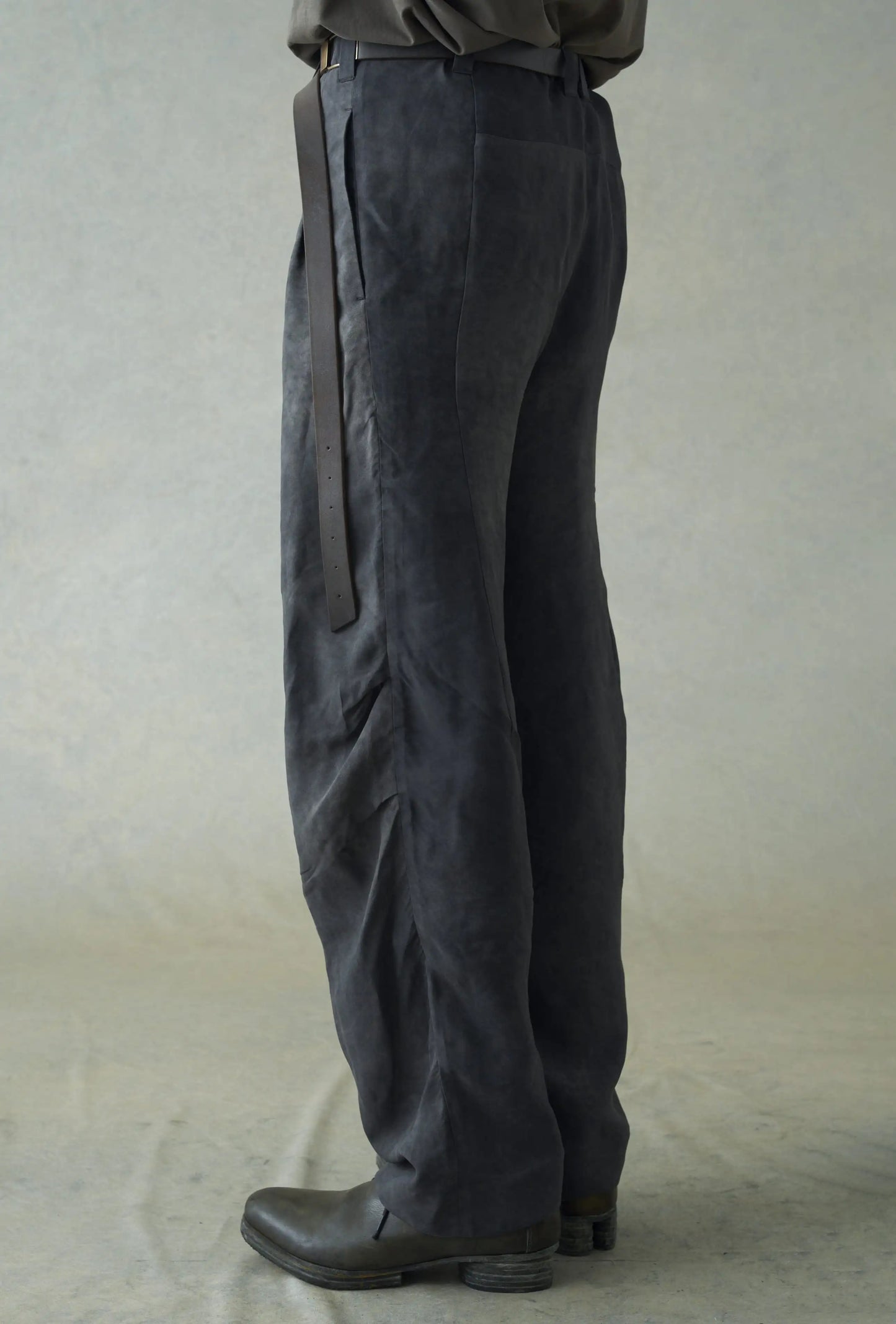 Baggy pants High twist viscose