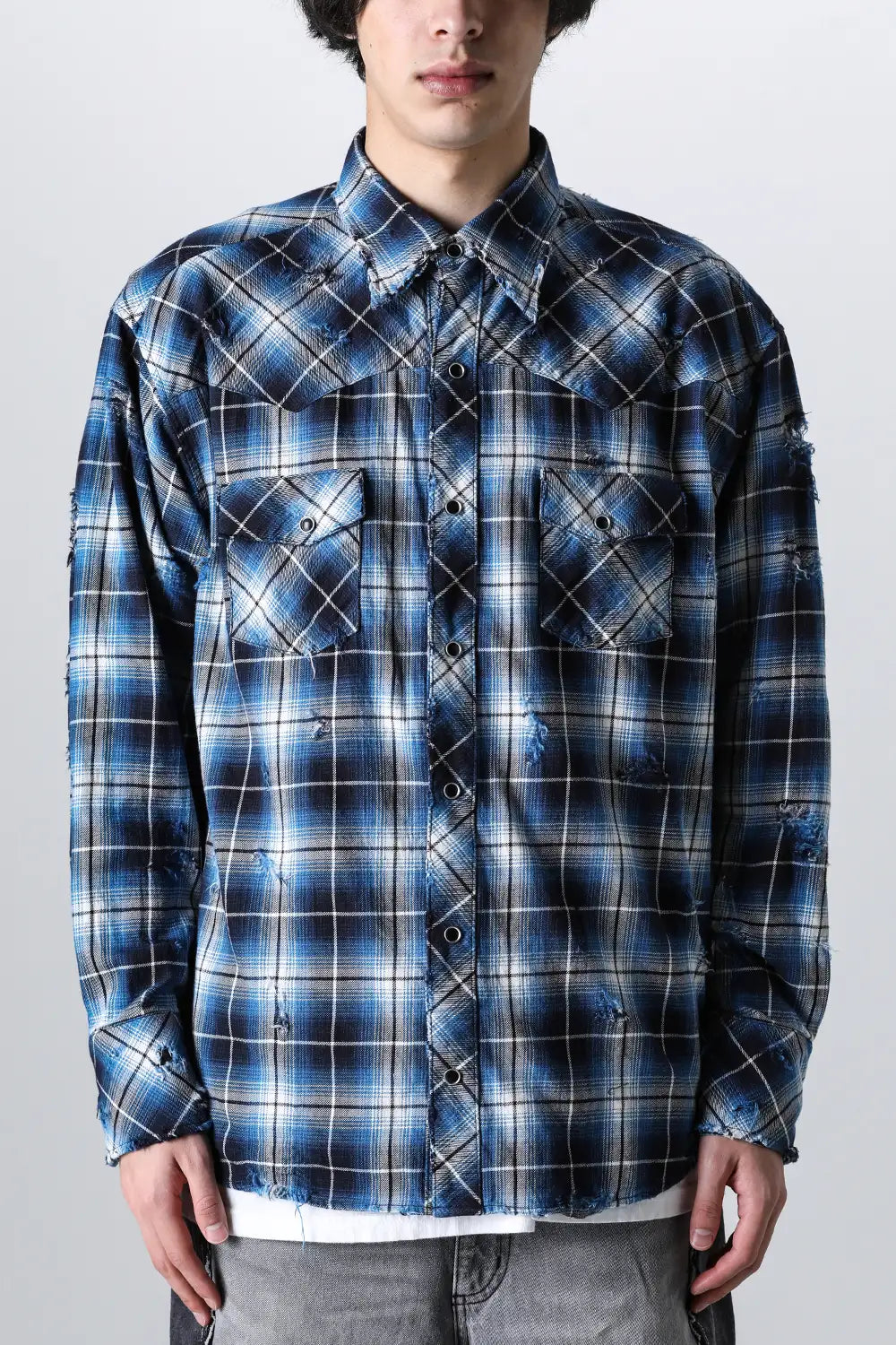 Western Shirt Blue