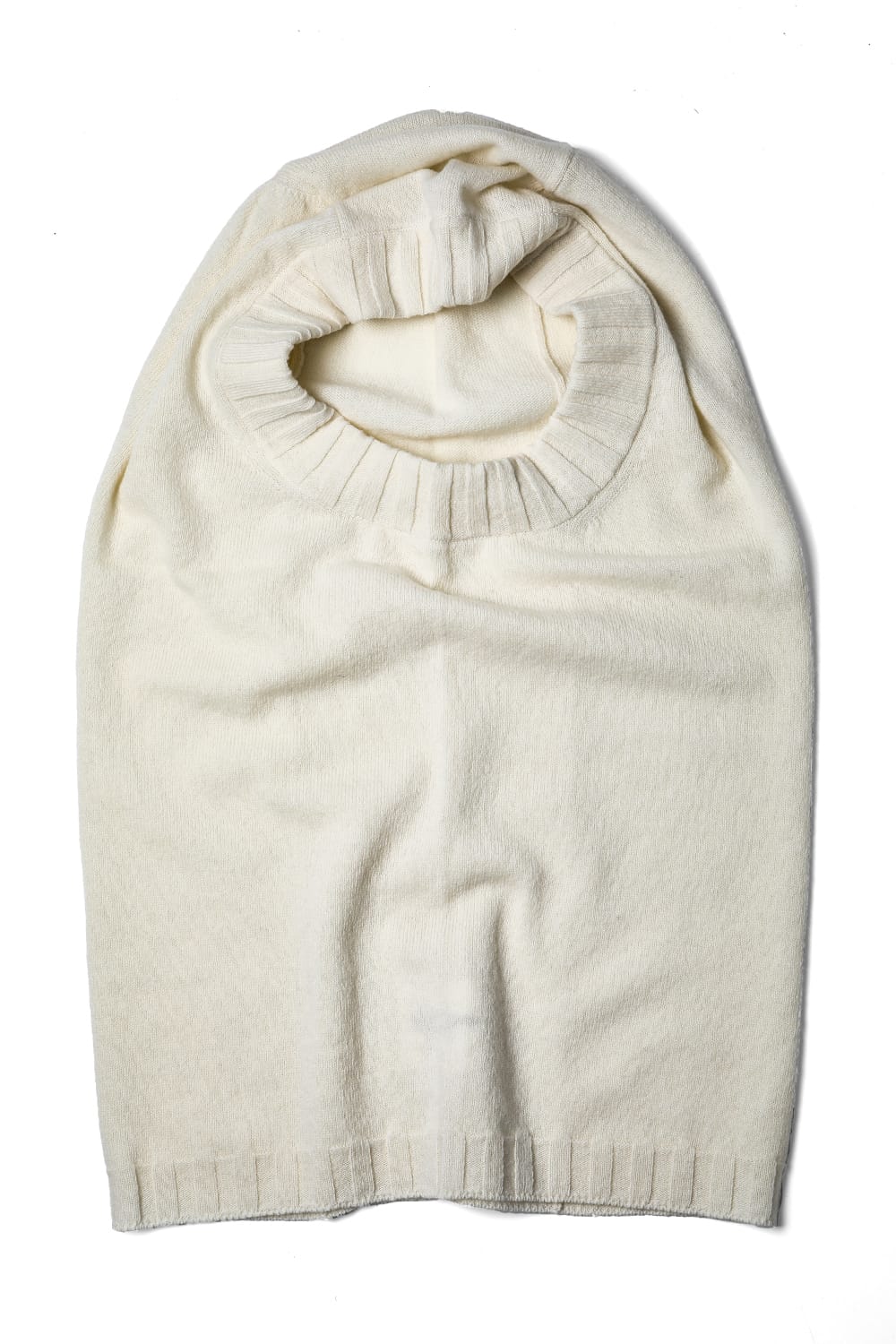 lambs wool huge balaclava White