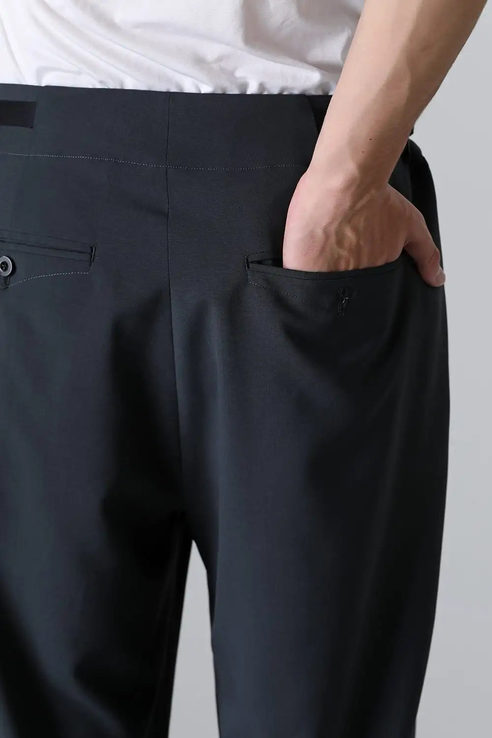 Two Tucks Tapered Trousers