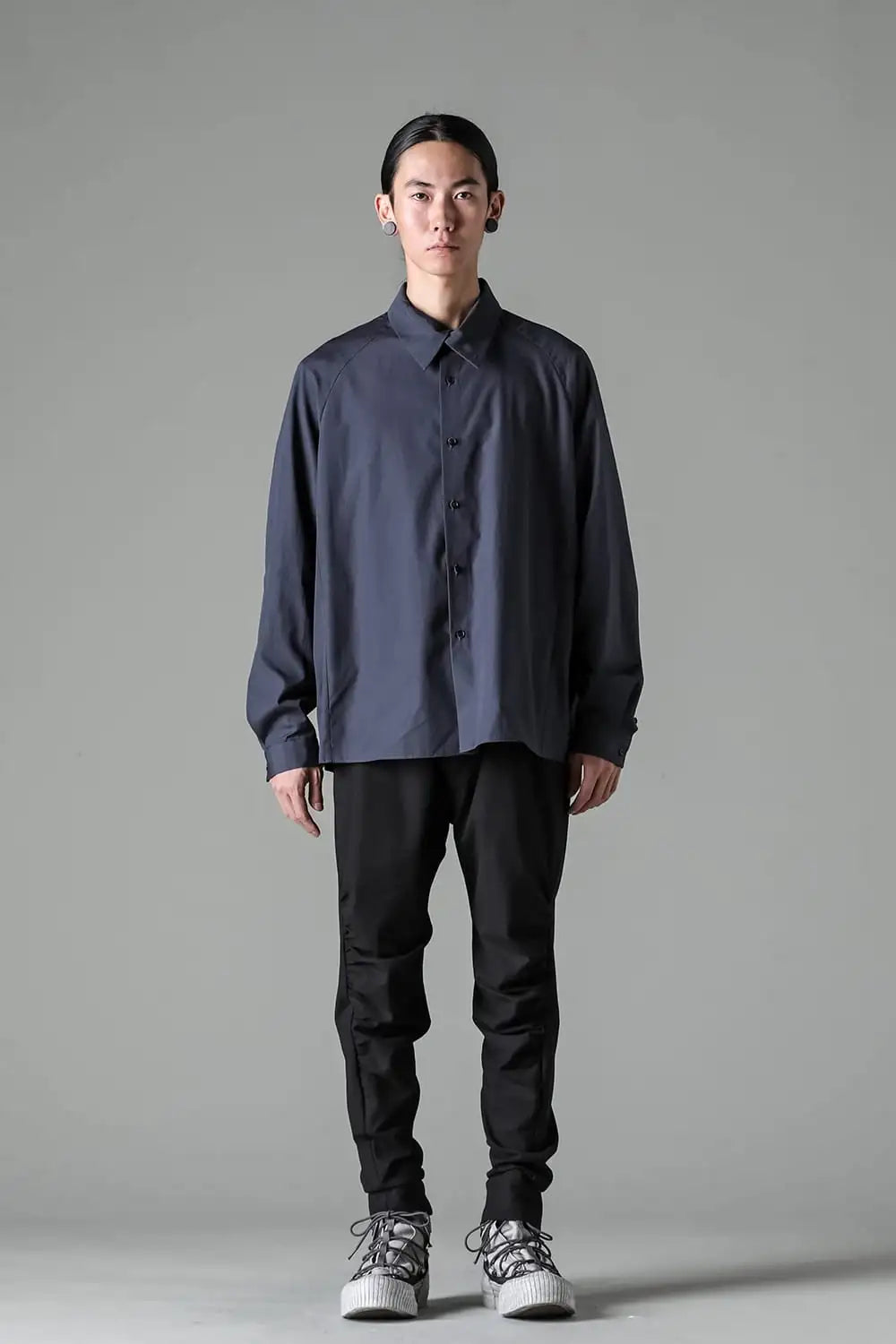 Shirt 120/2 cotton Blue Gray