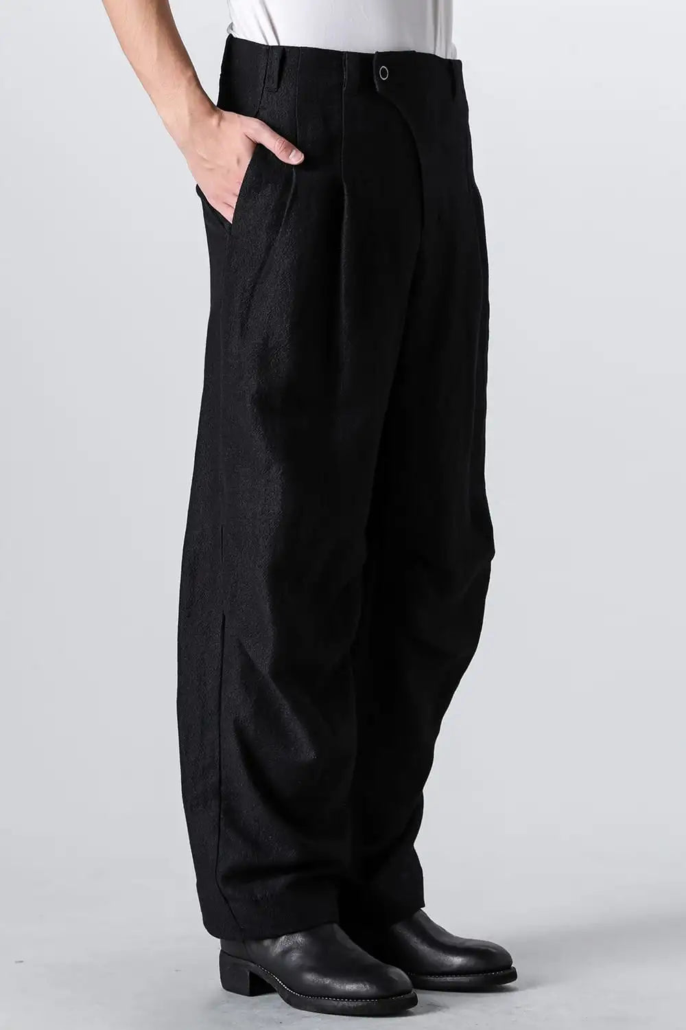 Baggy pants wool / linen