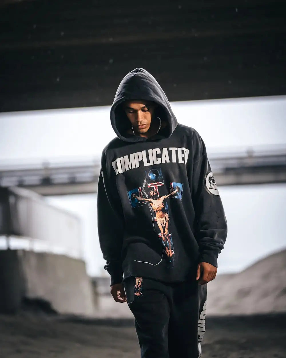 KOSUKE KAWAMURA × SAINT Mxxxxxx COMPLICATED Hoodie