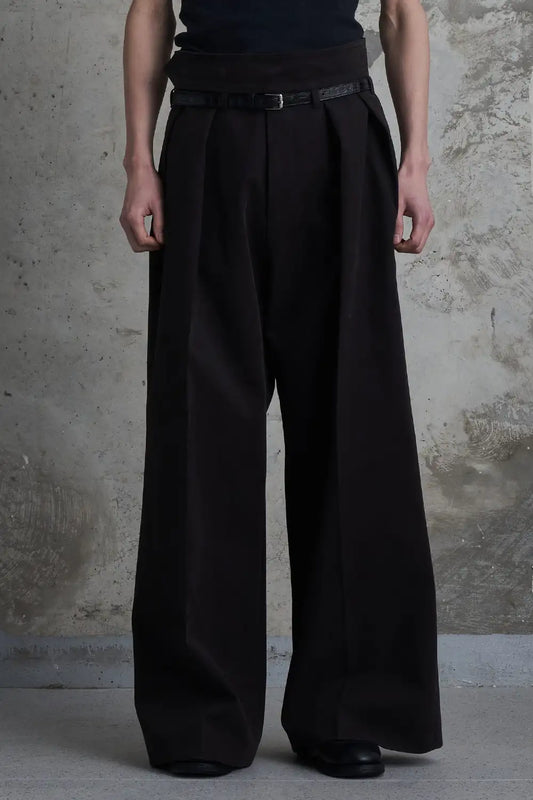 ライヒ プリーテッド トラウザーズ