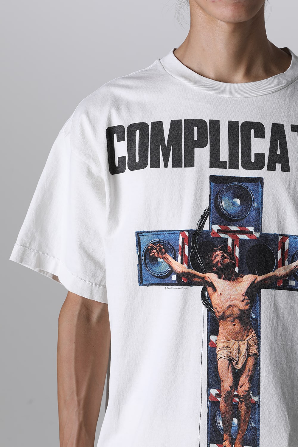 KOSUKE KAWAMURA × ©SAINT M×××××× COMPLICATED Short sleeve T-shirt