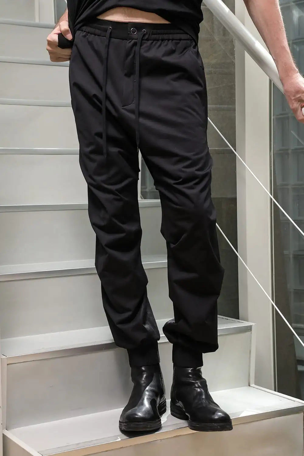 Jogger pants water repellent polyester