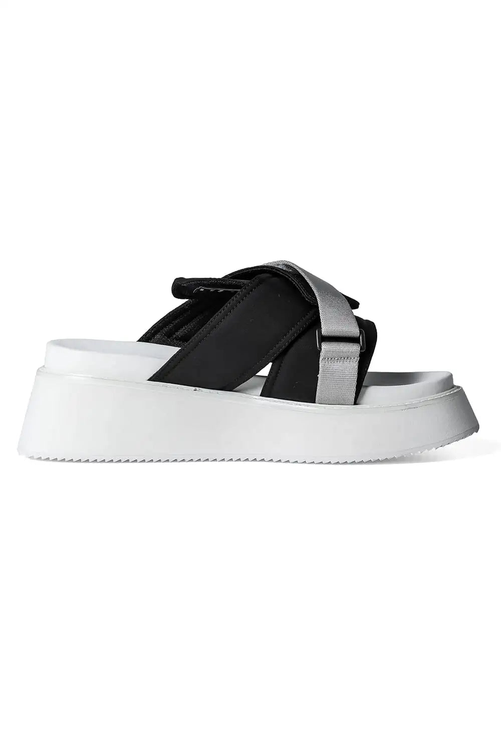 Velcro Sandal Black/White