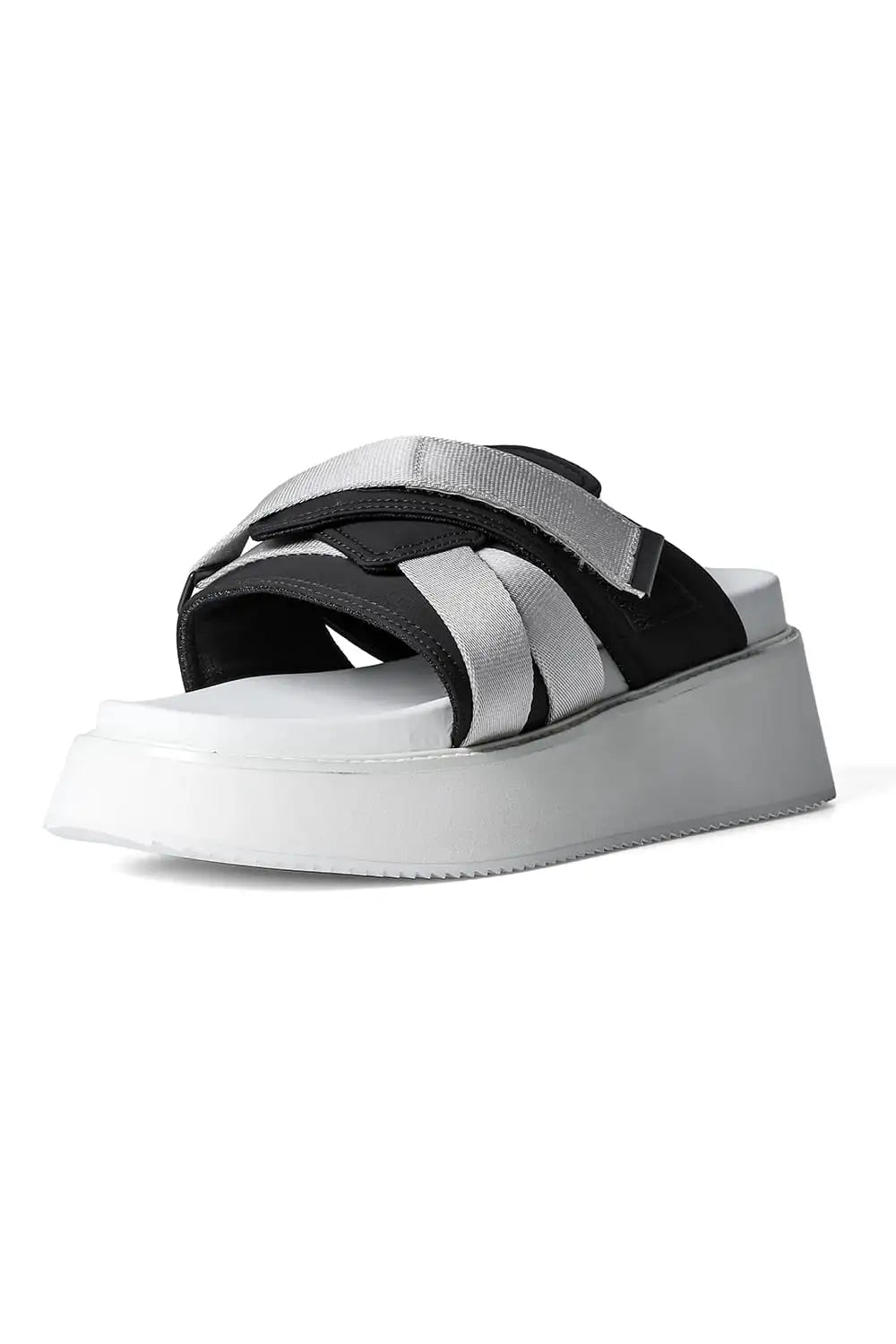 Velcro Sandal Black/White